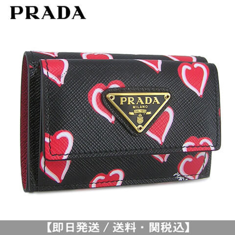 【新作】プラダ PRADA 折りたたみ財布 SAFFIANO PRINT 1MH021-ZNL-F0YQX